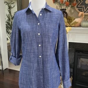 Tommy Hilfiger Blue Button Down Shirt